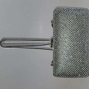 SHONDA ROBERTS RHINESTONE BOX CLUTCH